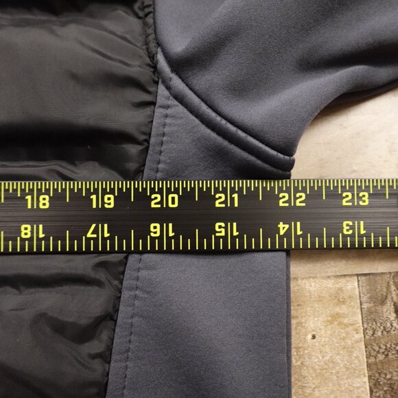 New Balance Hybrid Hooded Jacket Men's Size Medium Black/Grey - Picture 5 of 12